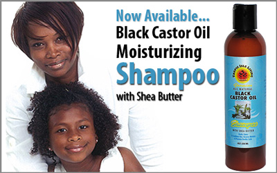  Tropic Isle Living’s All-Natural Jamaican Black Castor Oil Shampoo with Shea Butter. We are extremely proud of this product because it thoroughly cleanses, nourishes and moisturizes your hair, all at the same time.  Another member of the Tropic Isle Living Jamaican Black Castor Oil (JBCO) family.